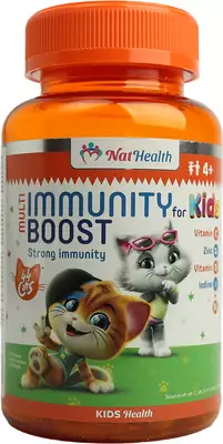 НатХелс мультивитамины Стойкий иммунитет для детей драже №90 — Фото 1