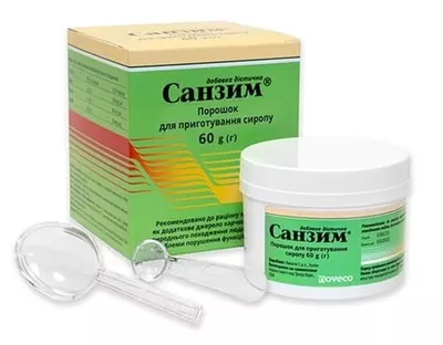 Санзим порошок для приготування сиропу флакон 60 г — Фото 1