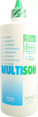 Раствор для контактных линз Мультисон (Multison) флакон 375 мл — Фото 1