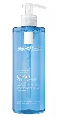 Ля Рош (La Roche-Posay) Ліпікар гель очищуючий з заспокійливою та захисною дією для малюків, дітей, дорослих для обличчя і тіла 400 мл — Фото 1
