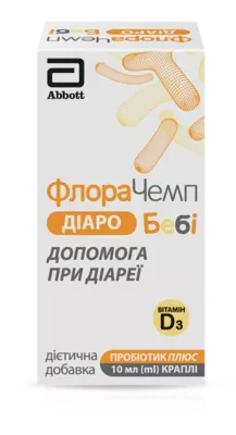 ФлораЧемп Диаро Беби капли флакон 10 мл — Фото 1