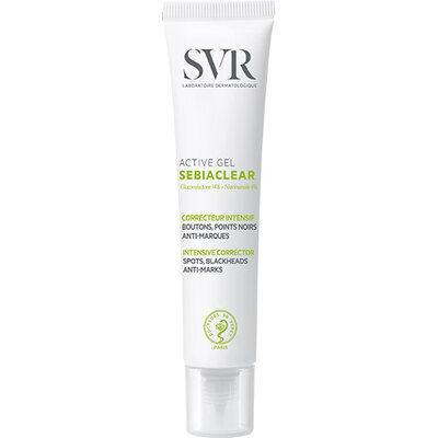 СВР (SVR Sebiaclear) Себіаклер гель активний для жирної або комбінованої шкіри обличчя 40 мл — Фото 1