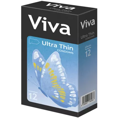Презервативи Віва (Viva) ультратонкі 12 шт — Фото 1