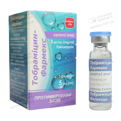 Тобраміцин-Фармекс краплі очні 3 мг/мл флакон 5 мл — Фото 4