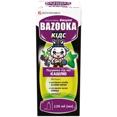 Базука (Bazooka) Кидс эликсир 120 мл — Фото 1