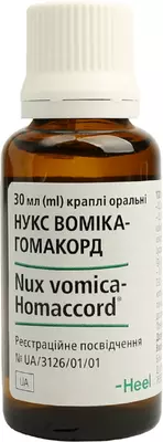 Нукс воміка-гомакорд краплі флакон 30 мл — Фото 5
