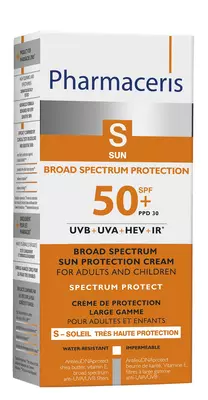 Фармацерис S (Pharmaceris S) солнцезащитный крем широкого спектра действия SPF50 50 мл — Фото 1