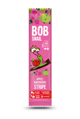 Цукерки натуральні Равлик Боб (Bob Snail) яблуко-малина 14 г — Фото 1