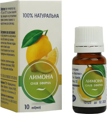 Масло эфирное лимонное Вертекс 10 мл — Фото 4