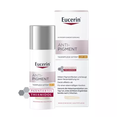Юцерин (Eucerin) Анти-Пігмент крем для обличчя денний депігментуючий з тональним ефектом SPF30 50 мл — Фото 1