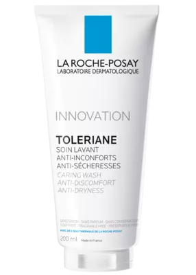 Ля Рош (La Roche-Posay) Толеран крем-гель для обличчя очищуючий для чутливої шкіри 200 мл — Фото 1