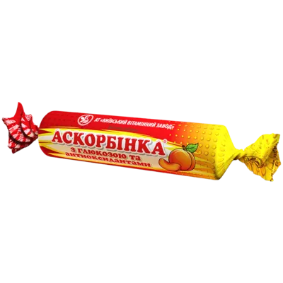 Аскорбінка з глюкозою та антиоксидантами таблетки №120 — Фото 1