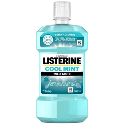 Ополіскувач для порожнини рота Лістерин (Listerine) Свіжа м'ята М'який смак 250 мл — Фото 1