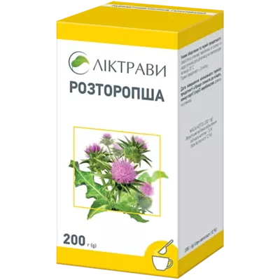 Розторопша дієтична добавка пачка 200 г — Фото 1