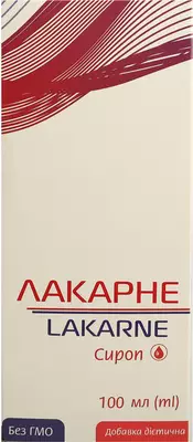 Лакарне сироп флакон 100 мл — Фото 1
