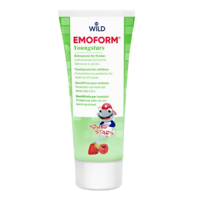 Зубная паста Эмоформ Йонгстарз (Dr.Wild Emoform Youngstars) для детей 6-12 років 75 мл — Фото 1