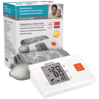 Тонометр Гамма (Gamma) Semi напівавтоматичний — Фото 1