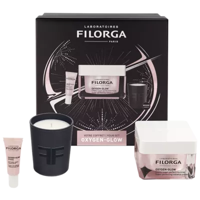 Филорга (Filorga) набор Оксиджен-Глоу (Оксиджен-Глоу крем 50 мл + Оксиджен-Глоу для контура глаз 4 мл + свеча) — Фото 2