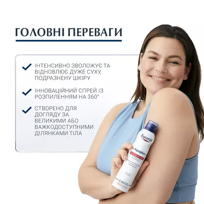 Юцерин (Eucerin) Аквафор спрей заспокійливий відновлюючий для пошкодженої та подразненої шкіри 250 мл — Фото 4