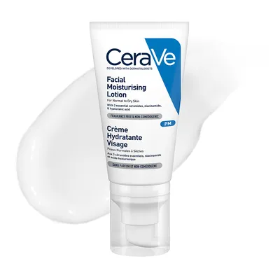 СераВе (СеraVe) Набор увлажняющий дневной крем для лица SPF30 52 мл + ночной крем для лица для нормальной и сухой кожи 52 мл — Фото 5