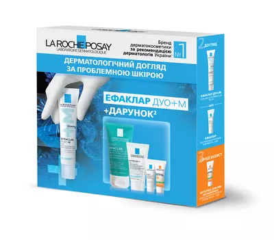 Ля Рош (La Roche-Posay) Эфаклар набор для проблемной кожи лица — Фото 1