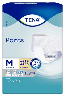 Підгузники-труси для дорослих Тена Пантс Нормал Медіум (Tena Pants Normal Medium) розмір 2 30 шт — Фото 1