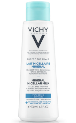 Виши (Vichy) Пюрте Термаль мицеллярное молочко для сухой кожи 200 мл — Фото 1