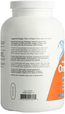 Нау (Now) Омега-3 капсулы №500 — Фото 4