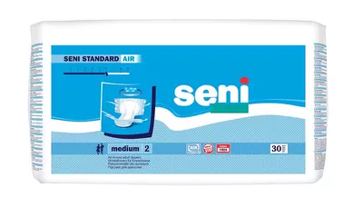 Підгузники для дорослих Сені Стандарт Ейр Медіум (Seni Standart Air Мedium) розмір 2 30 шт — Фото 1