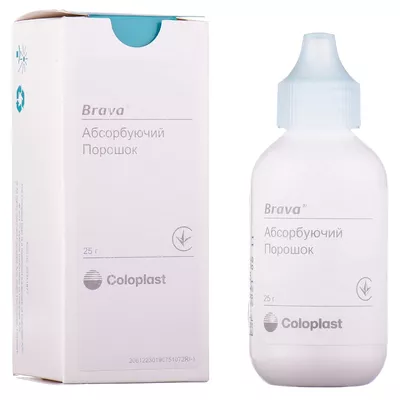 Брава Колопласт (Brava Coloplast) 1907 порошок абсорбирующий 25 г — Фото 1