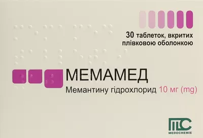 Мемамед таблетки вкриті оболонкою 10 мг №30 — Фото 1