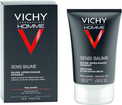 Виши (Vichy) Ом Сенси Бом успокаивающий бальзам после бритья для чувствительной кожи 75 мл — Фото 1