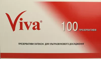 Презервативи Віва (Viva) для УЗД 100 шт — Фото 1