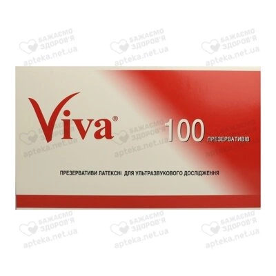 Презервативи Віва (Viva) для УЗД 100 шт — Фото 1