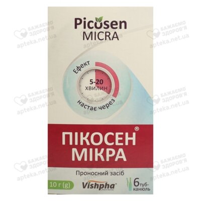 Пікосен Мікра 12 мг туба-канюля 10 г №6 — Фото 1