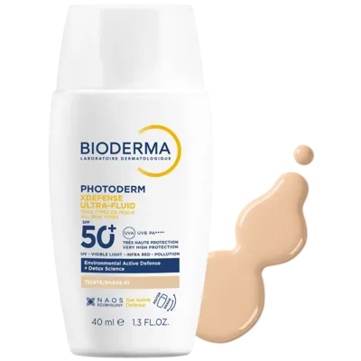 Биодерма (Bioderma) Фотодерм Икс Дефенс ультрафлюид SPF50+ тон 01 40 мл — Фото 4