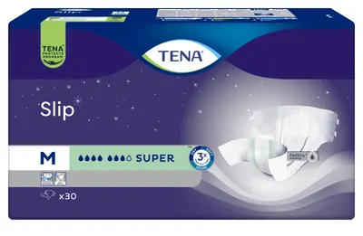 Подгузники для взрослых Тена Слип Супер Медиум (Tena Slip Super Medium) размер М 30 шт — Фото 1