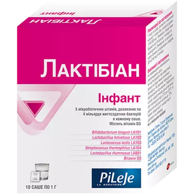 Лактібіан Інфант саше 1г №10 — Фото 1