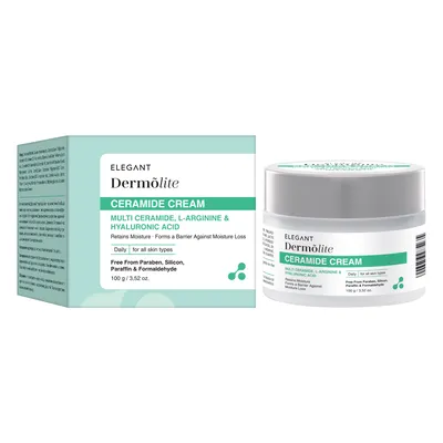 Дермолайт (Dermolite) востанавливающий крем с молочной, гиалуроновой кислотой и мочевиной 100 г — Фото 1