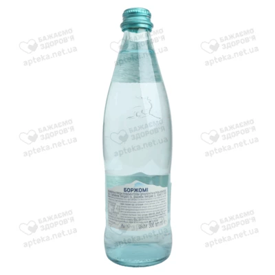 Вода мінеральна Боржомі скляна пляшка 0,5 л — Фото 2