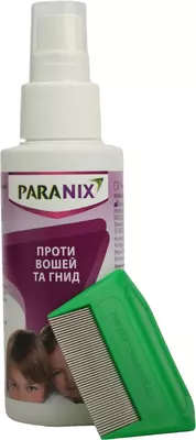 Паранікс спрей проти вошей та гнид з гребінцем 100 мл — Фото 8