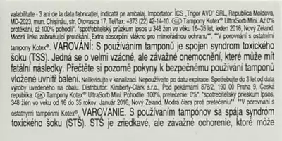 Тампоны Котекс Ультра сорб мини (Kotex Ultra sorb mini) 8 шт — Фото 4