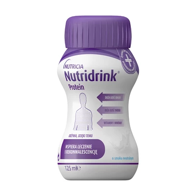 Нутрідрінк Протеїн (Nutridrink Protein) нейтральний смак 125 мл 4 флакона — Фото 2