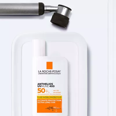 Ля Рош (La Roche-Posay) Антгелиос UVMune ультралегкий и ультрастойкий солнцезащитный флюид для лица для чувствительной кожи SPF50+ 50 мл — Фото 9