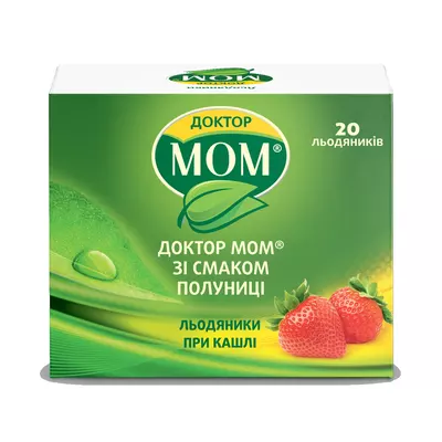 Доктор Мом леденцы со вкусом клубники №20 — Фото 1