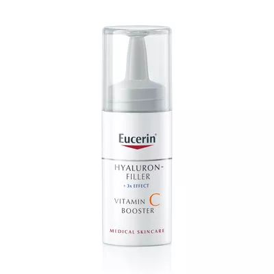 Юцерин (Eucerin) Гиалурон-филлер сыворотка антивозрастная витамин C бустер для всех типов кожи 8 мл — Фото 1