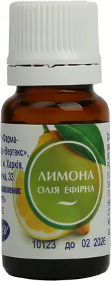 Масло эфирное лимонное Вертекс 10 мл — Фото 5