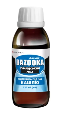 Базука (Bazooka) Ісландський Мох еліксир флакон 120 мл — Фото 1