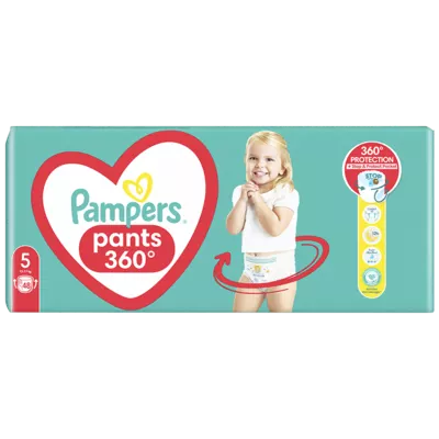 Підгузники-трусики для дітей Памперс Пантс (Pampers Pants) розмір 5 (12-17 кг) 48 шт — Фото 2