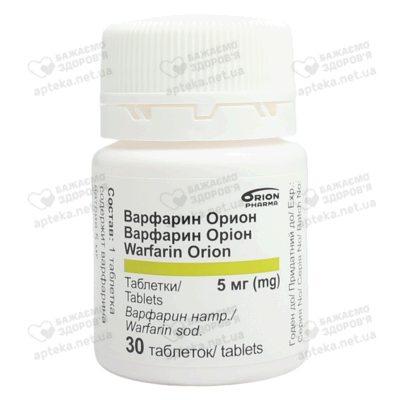 Варфарин Орион таблетки 5 мг №30 — Фото 4